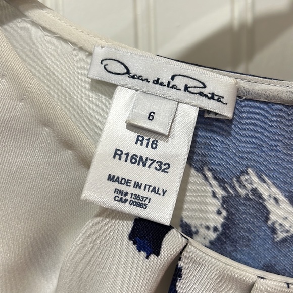 Oscar de la Renta silk blouse - Picture 5 of 6